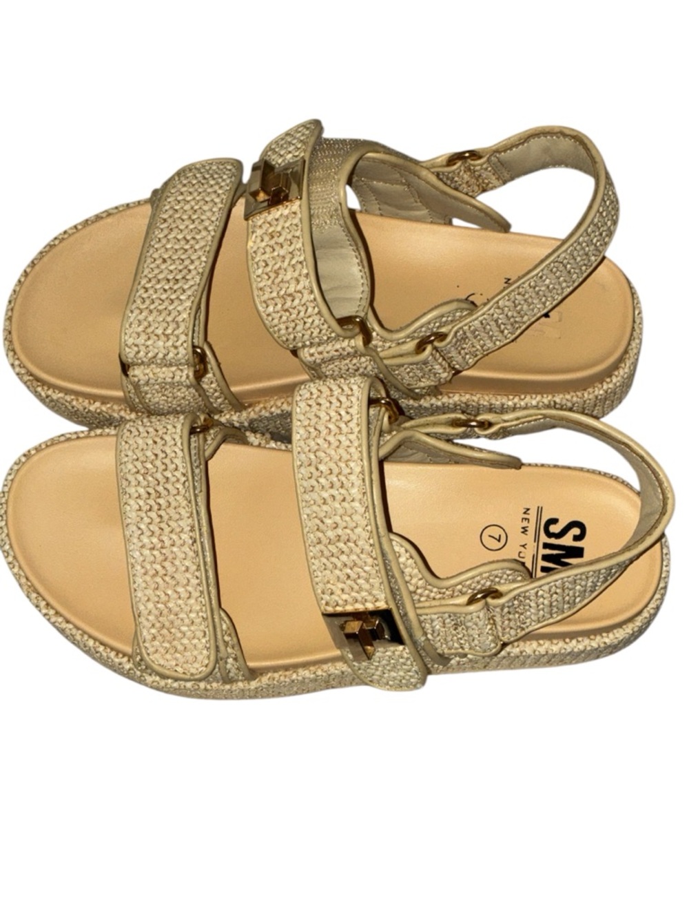 SM New York Platform Sandals Sz 7